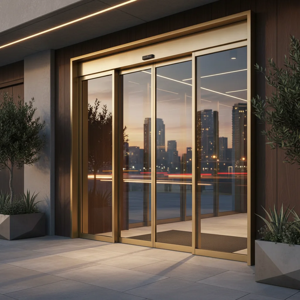 Premium automatic door installation